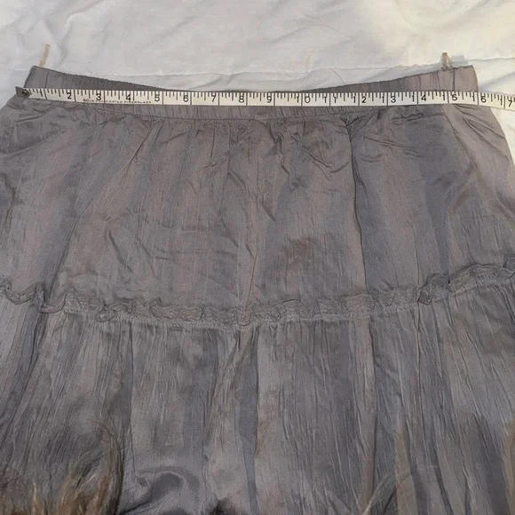 Aritzia Gray Tiered Maxi Skirt - Picture 7 of 7